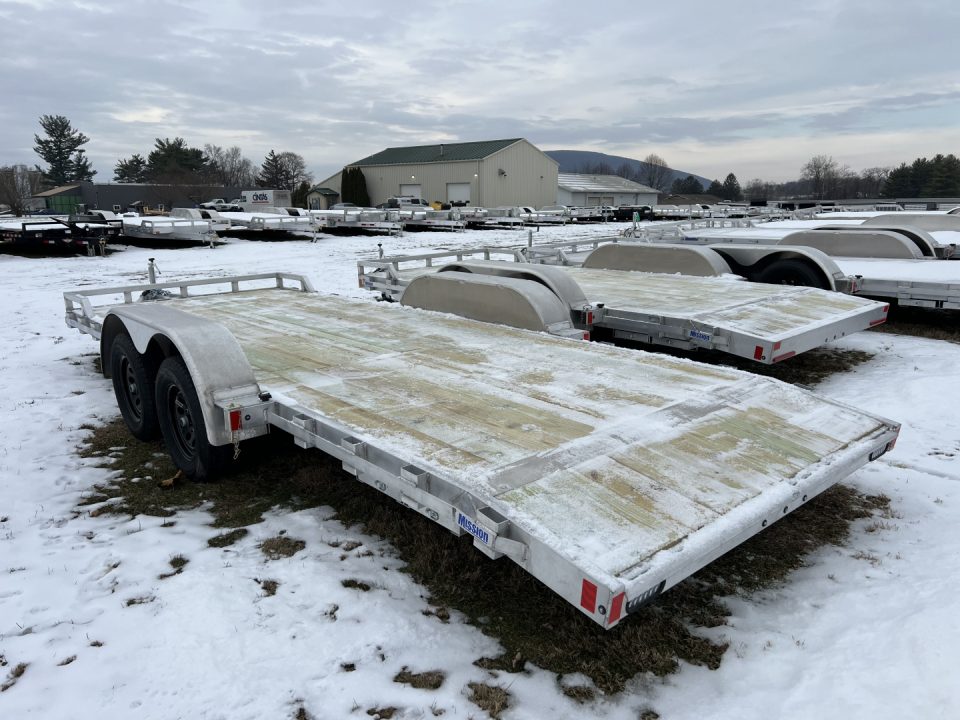 New 2026 Mission 7x20 7K Wood Deck Car Hauler