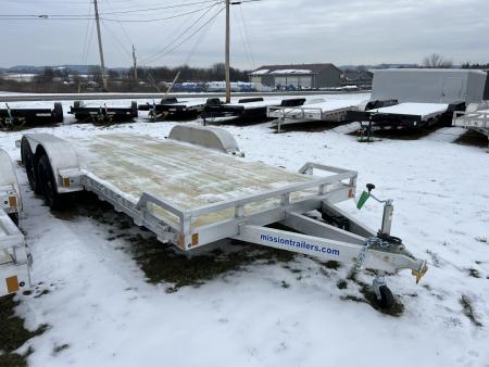 New 2026 Mission 7x20 7K Wood Deck Car Hauler