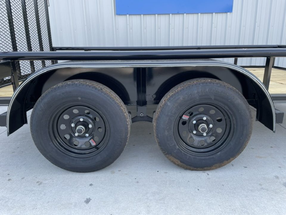 New 2026 DAVIDSON 83X12 TANDEM AXLE UTILITY PIPE TOP W/4' GATE