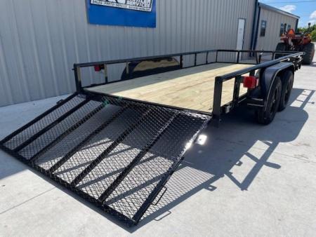 New 2026 DAVIDSON 83X16 TANDEM AXLE PIPE TOP UTILITY W/4' GATE