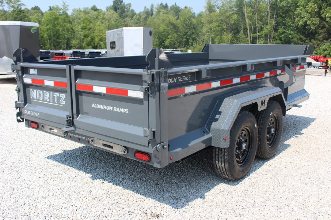 New 2026 Moritz 6' 10" x 14' Heavy Commercial DLH Series Dump Trailer - 14000# GVW