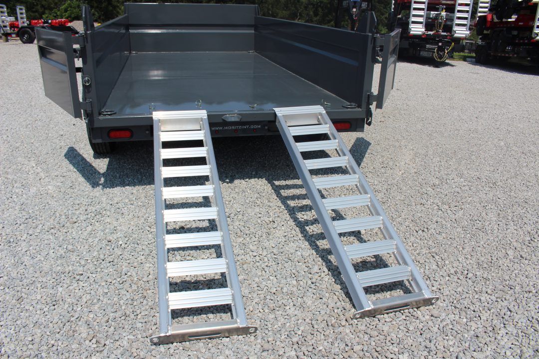 New 2026 Moritz 6' 10" x 14' Heavy Commercial DLH Series Dump Trailer - 14000# GVW