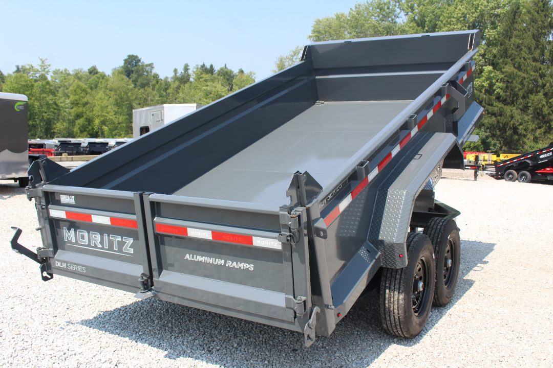 New 2026 Moritz 6' 10" x 14' Heavy Commercial DLH Series Dump Trailer - 14000# GVW
