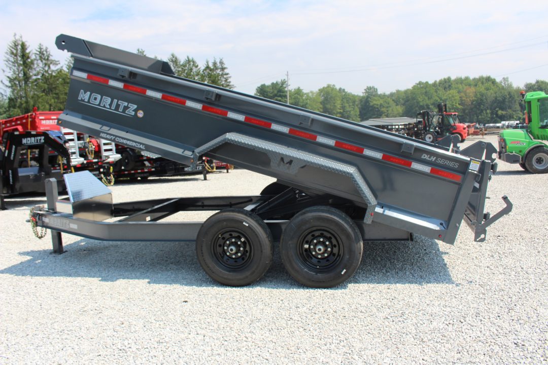 New 2026 Moritz 6' 10" x 14' Heavy Commercial DLH Series Dump Trailer - 14000# GVW