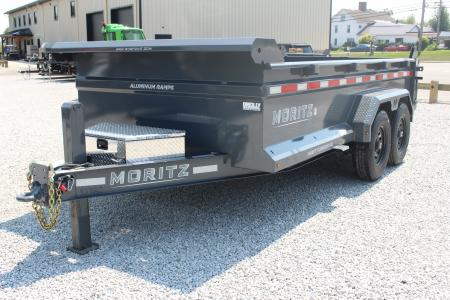 New 2026 Moritz 6' 10  x 14' Heavy Commercial DLH Series Dump Trailer - 14000# GVW
