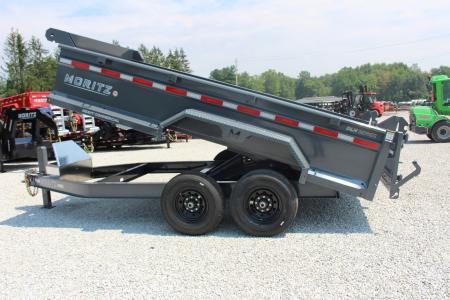 New 2026 Moritz 6' 10" x 14' Heavy Commercial DLH Series Dump Trailer - 14000# GVW