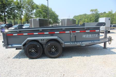 New 2026 Moritz 6' 10" x 14' Heavy Commercial DLH Series Dump Trailer - 14000# GVW