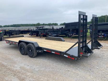 New 2027 MAXX-D 83x24 TANDEM 14K EQUIPMENT W/ 2' DOVE & STAND UP RAMPS Equipment Trailer