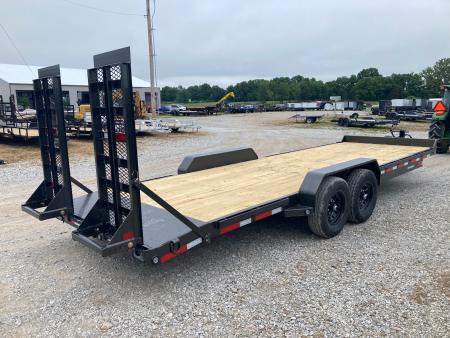 New 2027 MAXX-D 83x24 TANDEM 14K EQUIPMENT W/ 2' DOVE & STAND UP RAMPS Equipment Trailer