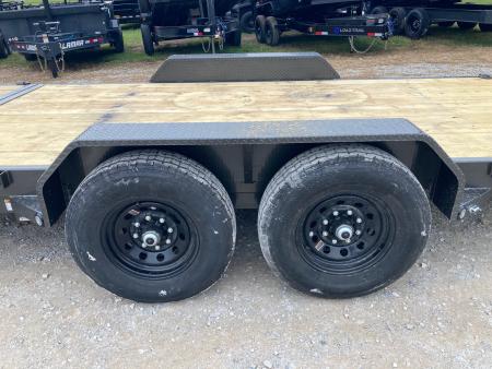 New 2027 MAXX-D 83X22 TANDEM 14K TILT W/ 6' STATIONARY DECK, 16' TILT DECK & SPARE TIRE Tilt Trailer