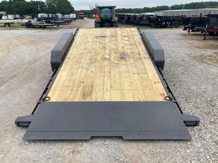 New 2027 MAXX-D 83X22 TANDEM 14K TILT W/ 6' STATIONARY DECK, 16' TILT DECK & SPARE TIRE Tilt Trailer