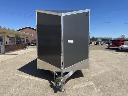 New 2026 Lightning Trailers 7X14 V-Nose Ramp Door +12" Cargo / Enclosed Trailer