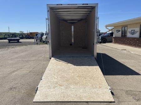 New 2026 Lightning Trailers 7X14 V-Nose Ramp Door +12" Cargo / Enclosed Trailer