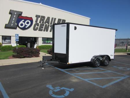 New 2026 Cargo Express 7 x 14 KE-DX8414-070 Cargo / Enclosed Trailer 7K / Black Trim / Rear Flare