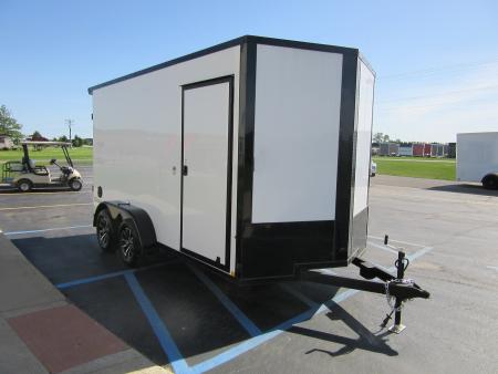 New 2026 Cargo Express 7 x 14 KE-DX8414-070 Cargo / Enclosed Trailer 7K / Black Trim / Rear Flare