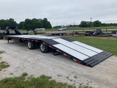 New 2026 Diamond C Trailers 102X40 TANDEM 40K HYDROTAIL W/ ALUM FLOOR, HYDROJACKS, AIR RIDE, 72" SPREAD & WIRELESS REMOTE Deckover Trailer