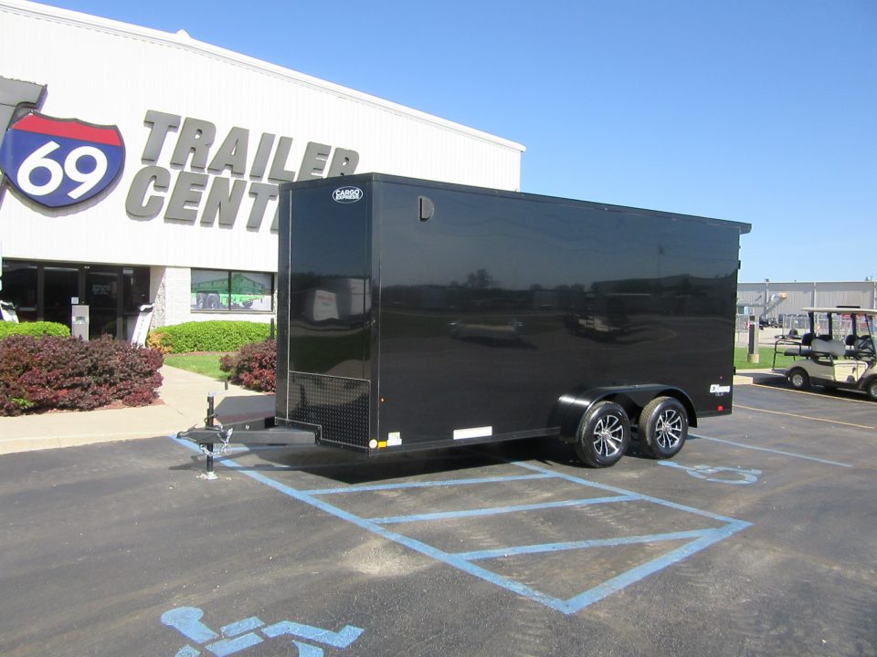 New 2026 Cargo Express 7 x 16 KE-DX8416-070 Cargo / Enclosed Trailer 7K / Black Trim / Rear Flare