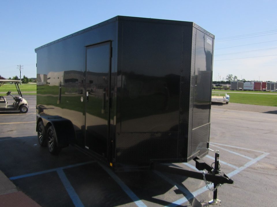 New 2026 Cargo Express 7 x 16 KE-DX8416-070 Cargo / Enclosed Trailer 7K / Black Trim / Rear Flare