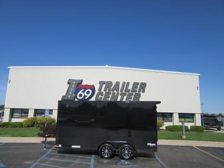 New 2026 Cargo Express 7 x 16 KE-DX8416-070 Cargo / Enclosed Trailer 7K / Black Trim / Rear Flare