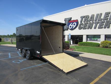 New 2026 Cargo Express 7 x 16 KE-DX8416-070 Cargo / Enclosed Trailer 7K / Black Trim / Rear Flare