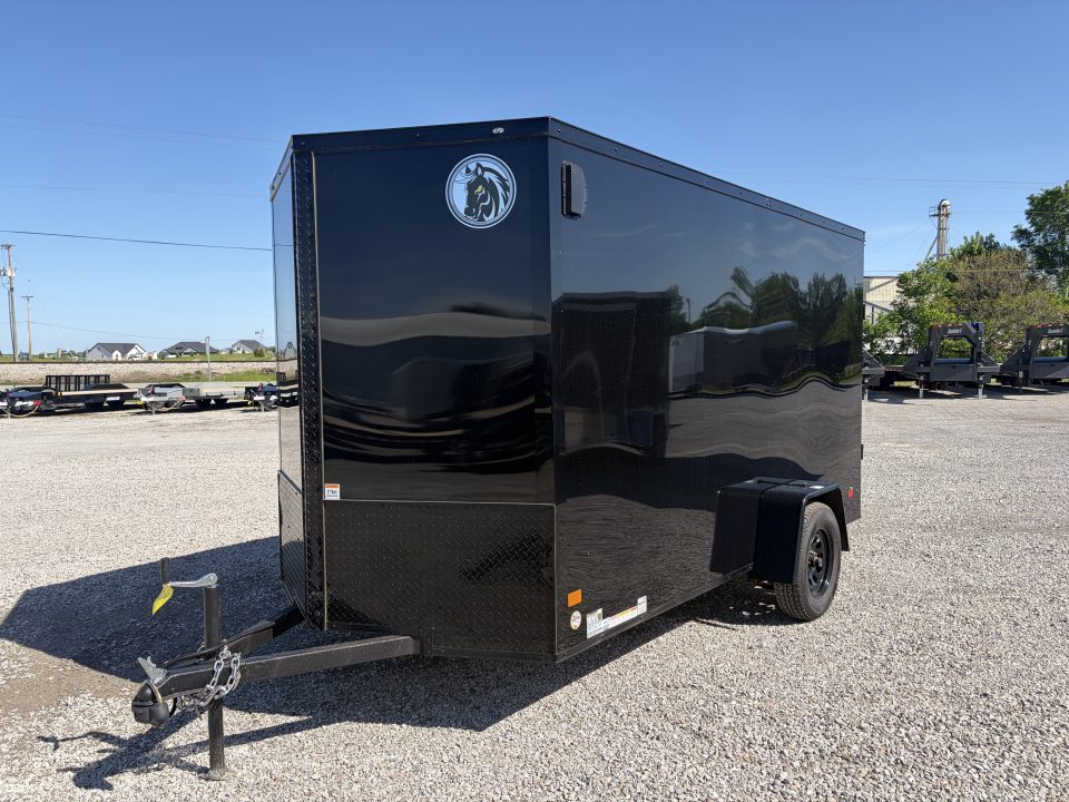 New 2026 Darkhorse Cargo DHW6X12SA30 (6' x 12') 2.9K V-Nose Cargo / Enclosed Trailer