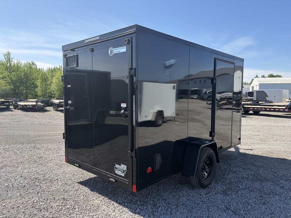 New 2026 Darkhorse Cargo DHW6X12SA30 (6' x 12') 2.9K V-Nose Cargo / Enclosed Trailer