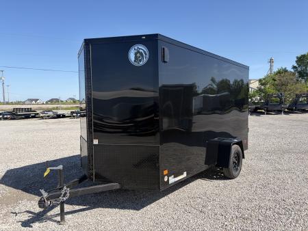 New 2026 Darkhorse Cargo DHW6X12SA30 (6' x 12') 2.9K V-Nose Cargo / Enclosed Trailer