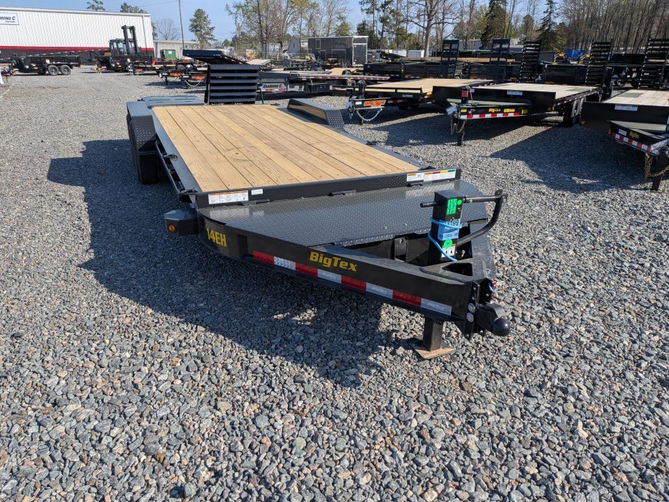 New 2027 Big Tex Trailers 2026 Big Tex 20' 14EH 15K Equipment Trailer w/ Mega Ramps Equipment Trailer