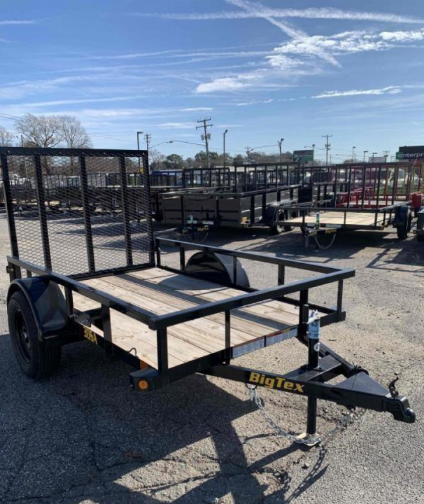 New 2027 Big Tex Trailers 5x10 30SA w/ Gate Utility Trailer