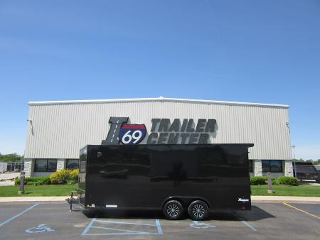 New 2026 Cargo Express 8.5 x 20 KE-SEC10220-100 Car / Racing Trailer 10K / Black Trim / Rear Flare / Transulcent Roof
