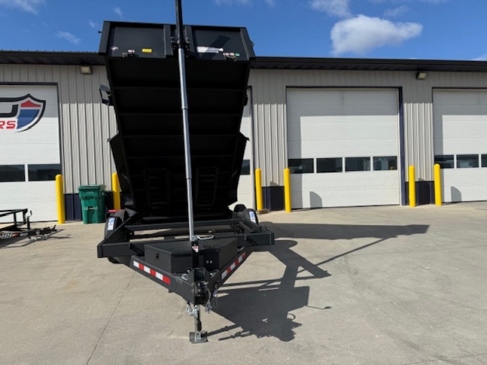 New 2026 Watchdog Black 7'x14' 14k Bird Dog Dump Trailer