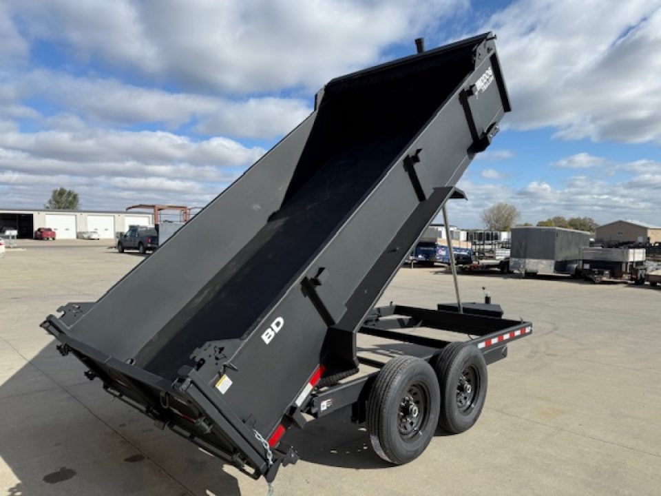 New 2026 Watchdog Black 7'x14' 14k Bird Dog Dump Trailer