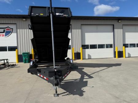 New 2026 Watchdog Black 7'x14' 14k Bird Dog Dump Trailer