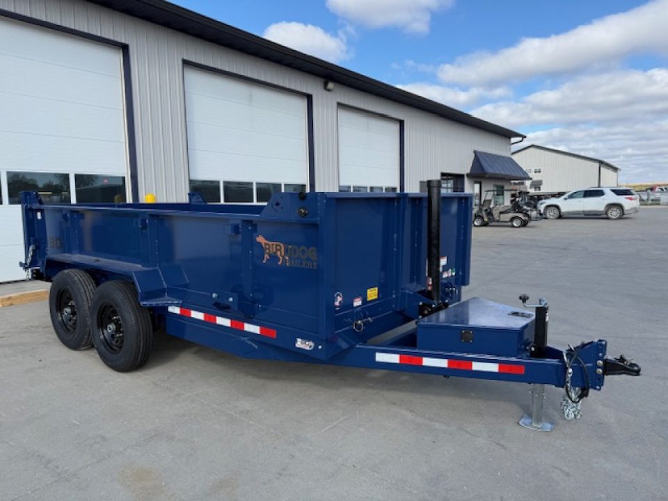 New 2026 Watchdog Blue 7'x14' 14k Bird Dog Dump Trailer