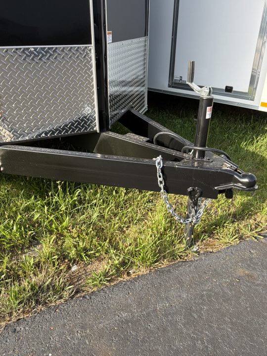 New 2026 Team Spirit Trailers 7 X 14 / 2-3500# AXLES BLACK (POLY) WEDGE