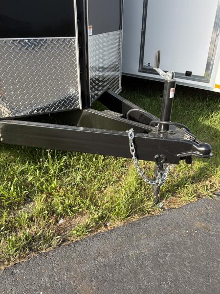 New 2026 Team Spirit Trailers 7 X 14 / 2-3500# AXLES BLACK (POLY) WEDGE