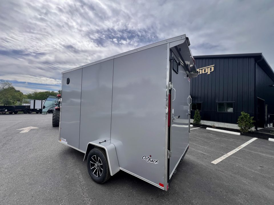 New 2026 Pace American 7x12 + 2ft V nose/ Rear Spoiler/ Polycore / 7' Interior- 3500GVW