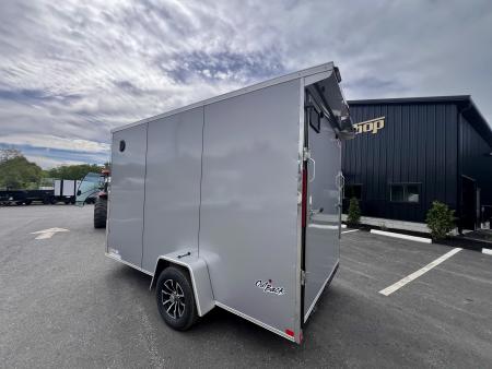 New 2026 Pace American 7x12 + 2ft V nose/ Rear Spoiler/ Polycore / 7' Interior- 3500GVW