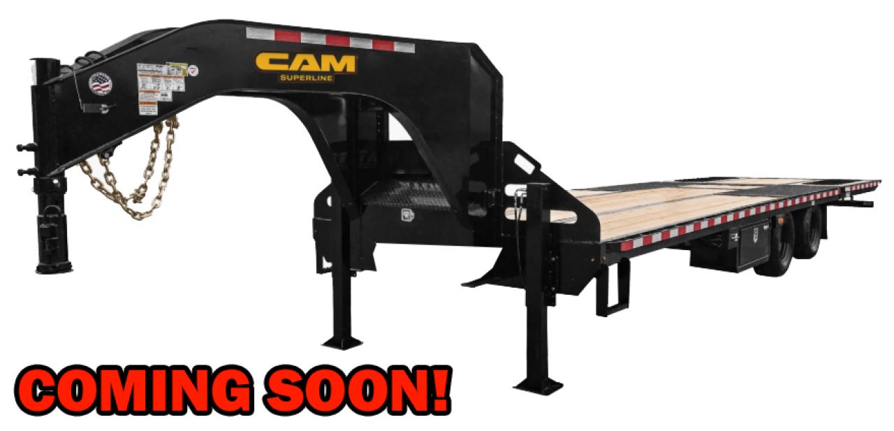 New 2026 CAM SUPERLINE 34' (24' + 10' Dove) Gooseneck Deckover w/ Hydraulic Dove & Jacks