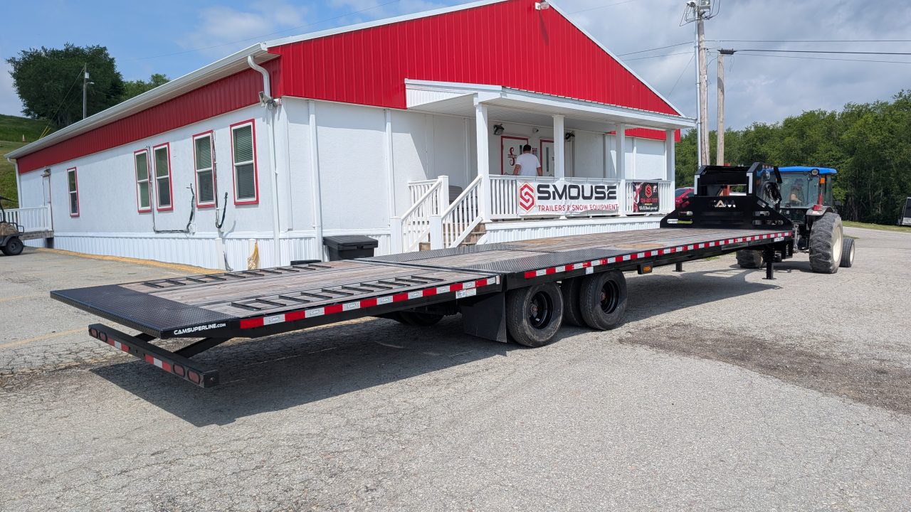 New 2025 CAM SUPERLINE 34' (24' + 10' Dove) Gooseneck Deckover w/ Hydraulic Dove & Jacks
