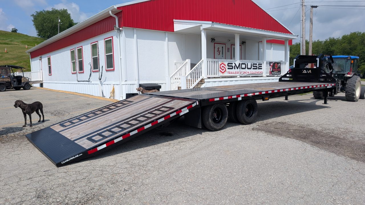 New 2025 CAM SUPERLINE 34' (24' + 10' Dove) Gooseneck Deckover w/ Hydraulic Dove & Jacks