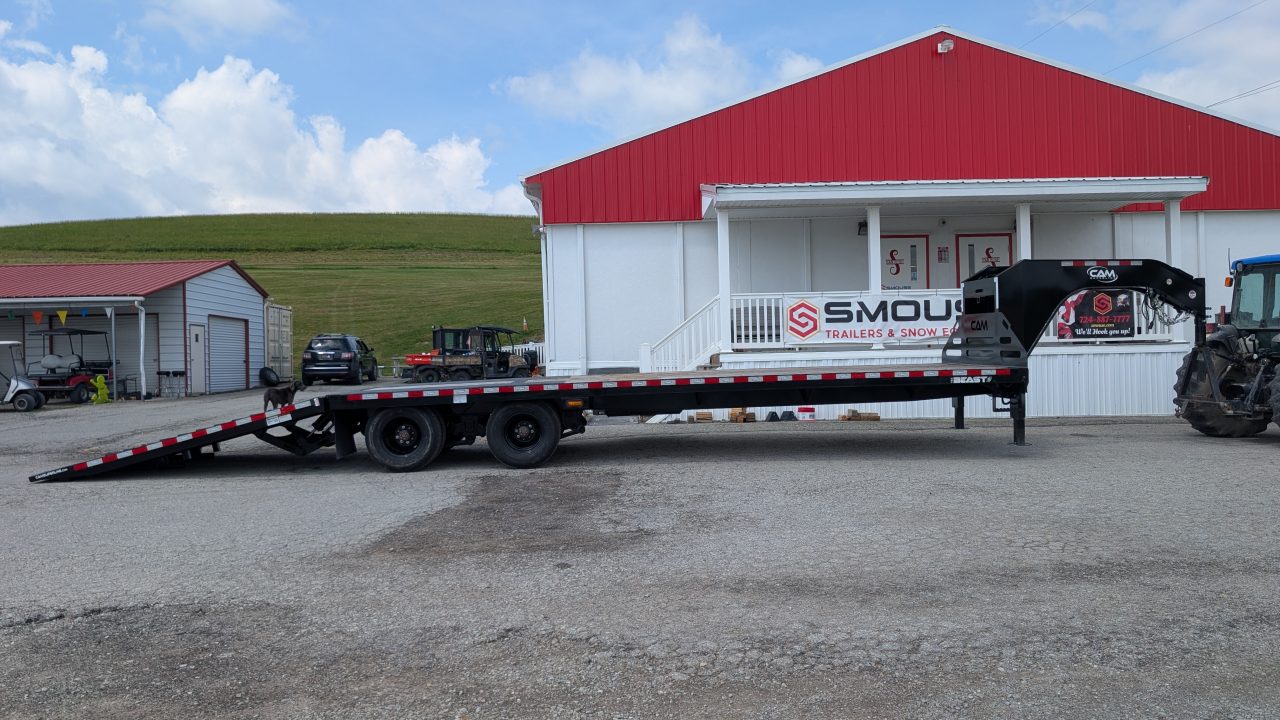 New 2025 CAM SUPERLINE 34' (24' + 10' Dove) Gooseneck Deckover w/ Hydraulic Dove & Jacks