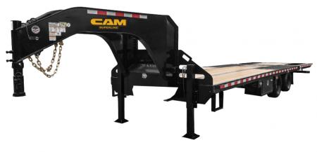 New 2026 CAM SUPERLINE 34' (24' + 10' Dove) Gooseneck Deckover w/ Hydraulic Dove & Jacks