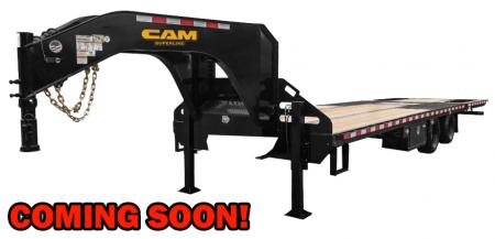 New 2026 CAM SUPERLINE 34' (24' + 10' Dove) Gooseneck Deckover w/ Hydraulic Dove & Jacks
