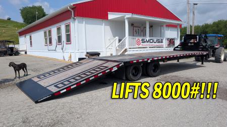 New 2025 CAM SUPERLINE 34' (24' + 10' Dove) Gooseneck Deckover w/ Hydraulic Dove & Jacks