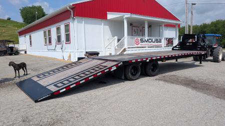 New 2025 CAM SUPERLINE 34' (24' + 10' Dove) Gooseneck Deckover w/ Hydraulic Dove & Jacks