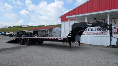 New 2025 CAM SUPERLINE 34' (24' + 10' Dove) Gooseneck Deckover w/ Hydraulic Dove & Jacks