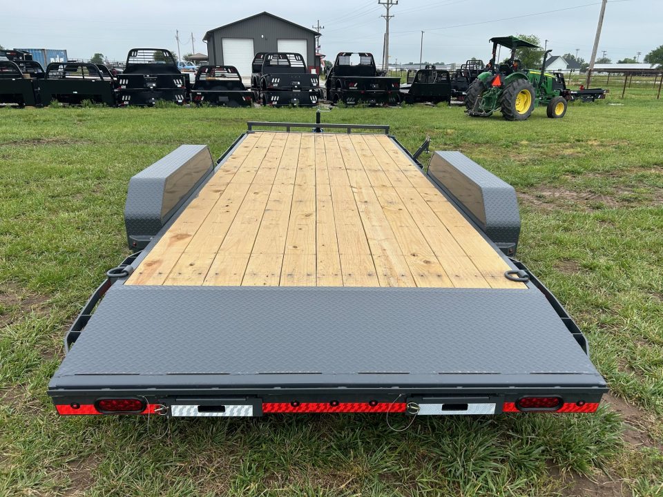 New 2026 Lamar 83x20 Tandem 10K Carhauler w/ 2' Dove & Slide In Ramps