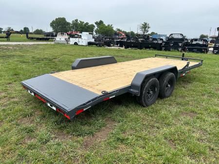 New 2026 Lamar 83x20 Tandem 10K Carhauler w/ 2' Dove & Slide In Ramps