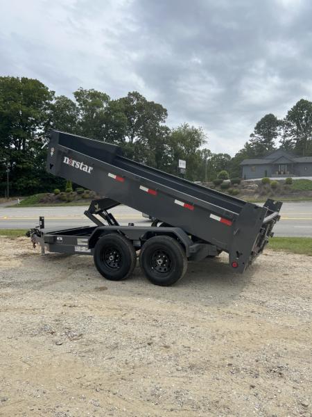 New 2026 Norstar DCB Series / 72" X 12' / 2-5,200# Electric Brake Axles / Scissor Hoist / Barn Door Rear Gates / Ramps